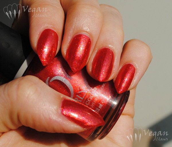 Nail polish swatch / manicure of shade Orly Emberstone