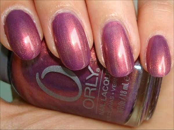 Nail polish swatch / manicure of shade Orly Fantasea