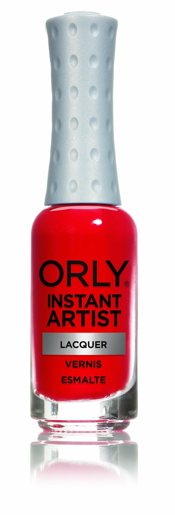 Nail polish swatch / manicure of shade Orly Fiery Red