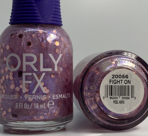 Nail polish swatch / manicure of shade Orly Fight On