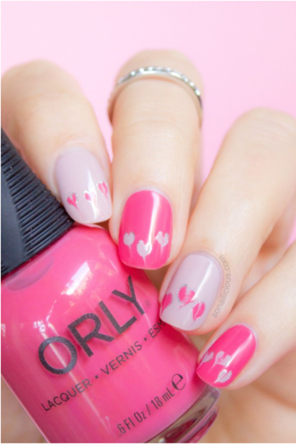 Nail polish swatch / manicure of shade Orly First Blush