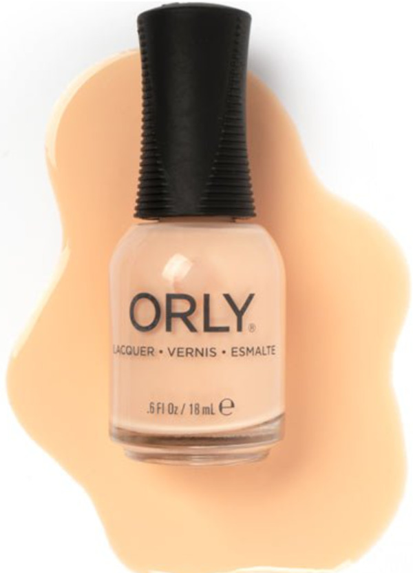 Nail polish swatch / manicure of shade Orly First Kiss