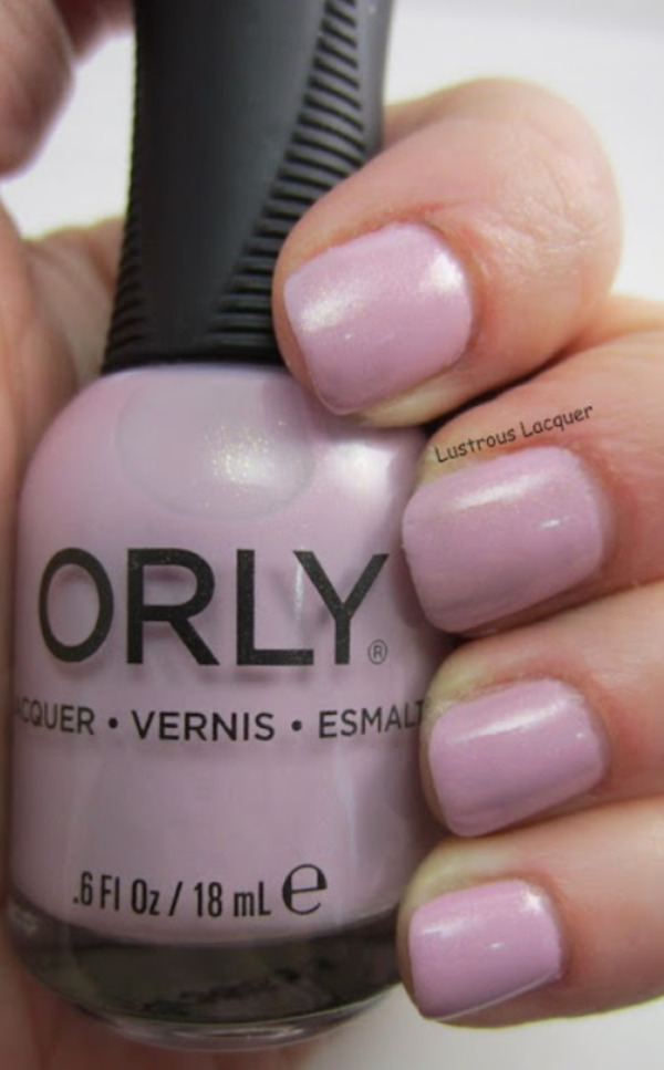 Nail polish swatch / manicure of shade Orly Flawless Flush