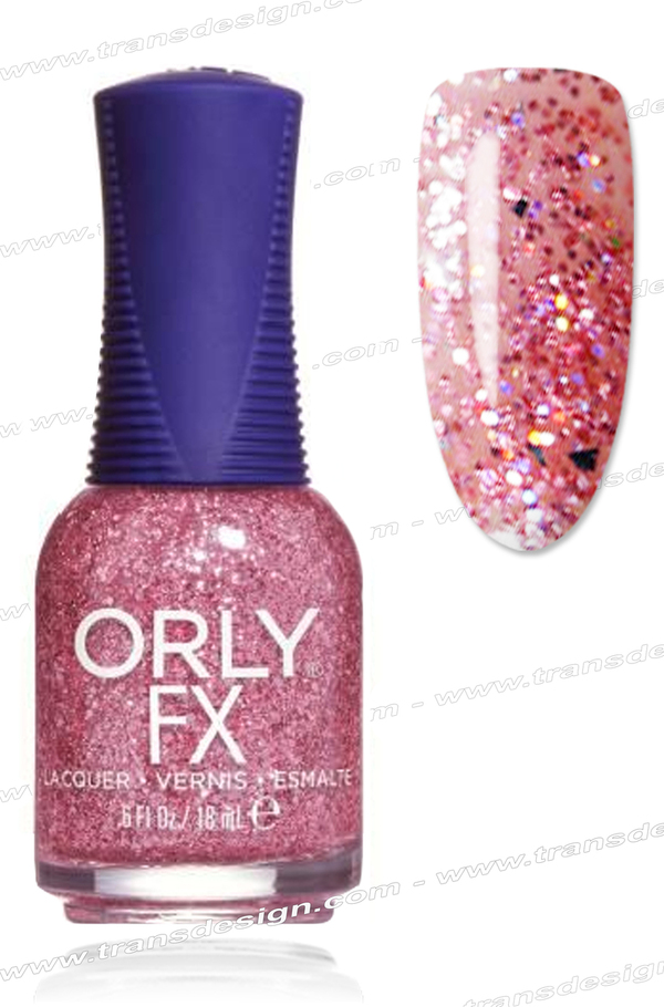 Nail polish swatch / manicure of shade Orly FX Pink Your World