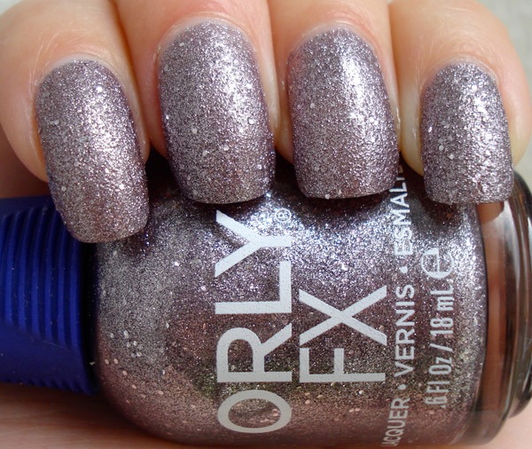 Nail polish swatch / manicure of shade Orly FX Plum Pixel