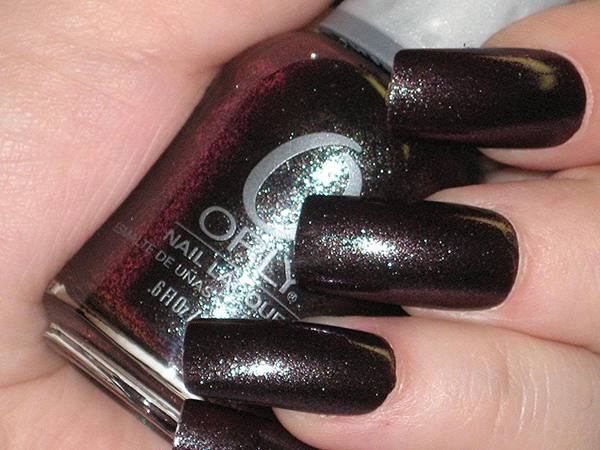 Nail polish swatch / manicure of shade Orly Galaxy Girl