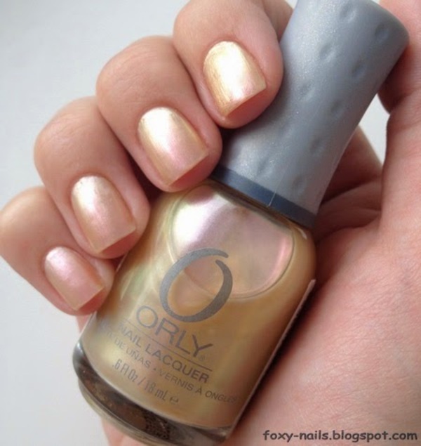 Nail polish swatch / manicure of shade Orly Goin' to the Chapel