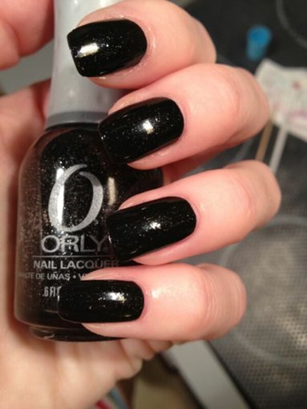Nail polish swatch / manicure of shade Orly Goth