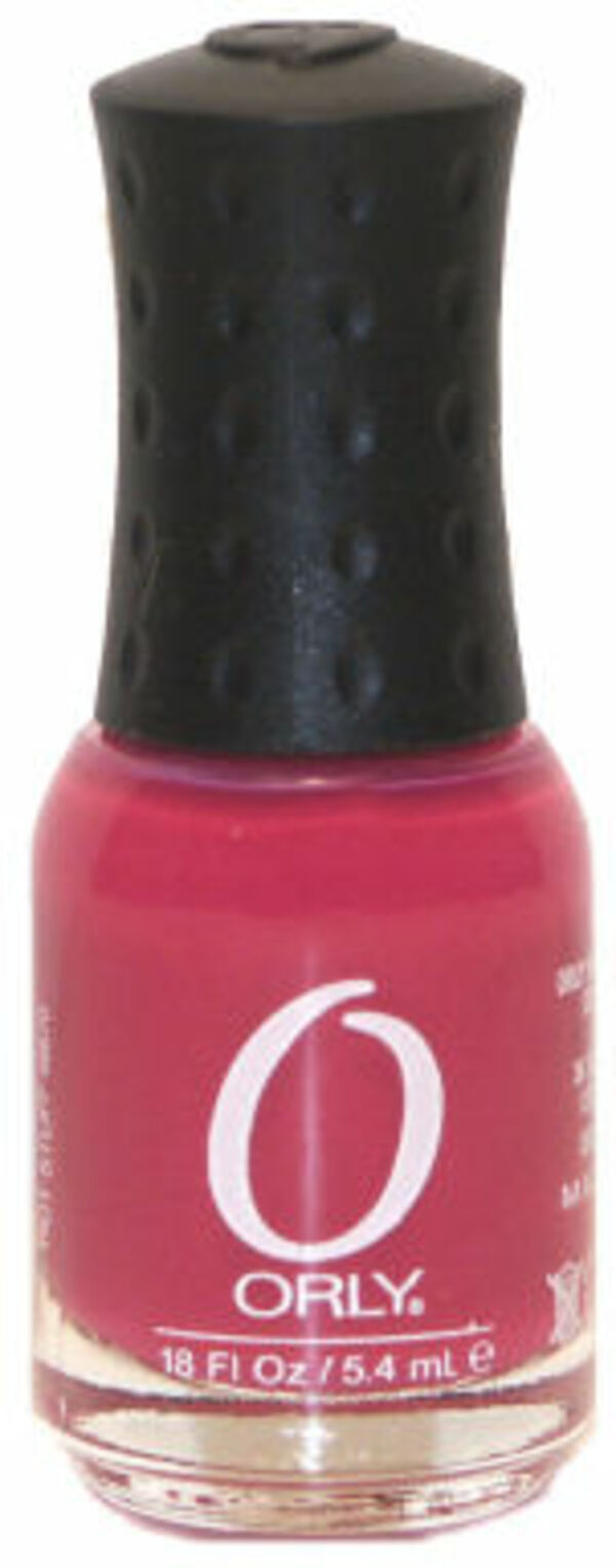 Nail polish swatch / manicure of shade Orly Hot Stuff