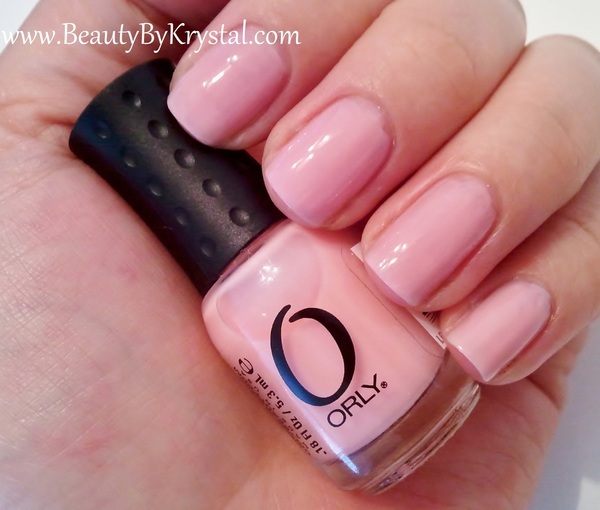 Nail polish swatch / manicure of shade Orly Je t'aime
