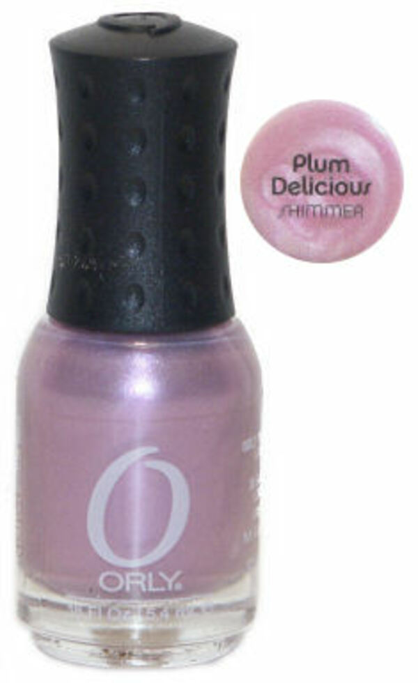 Nail polish swatch / manicure of shade Orly Plum Delicious
