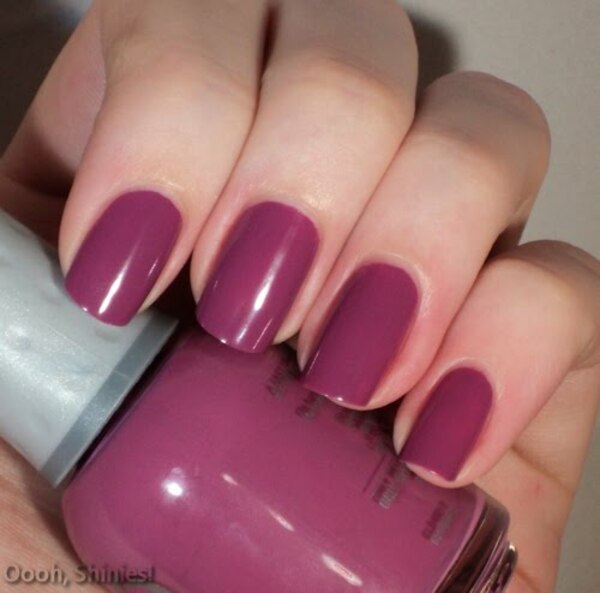 Nail polish swatch / manicure of shade Orly Pure Petunia