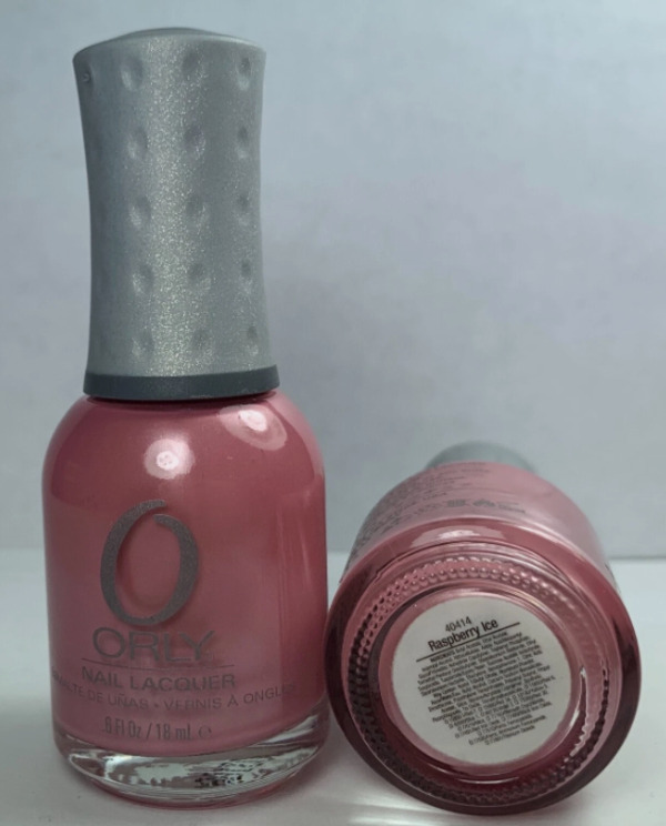Nail polish swatch / manicure of shade Orly Raspberry Ice