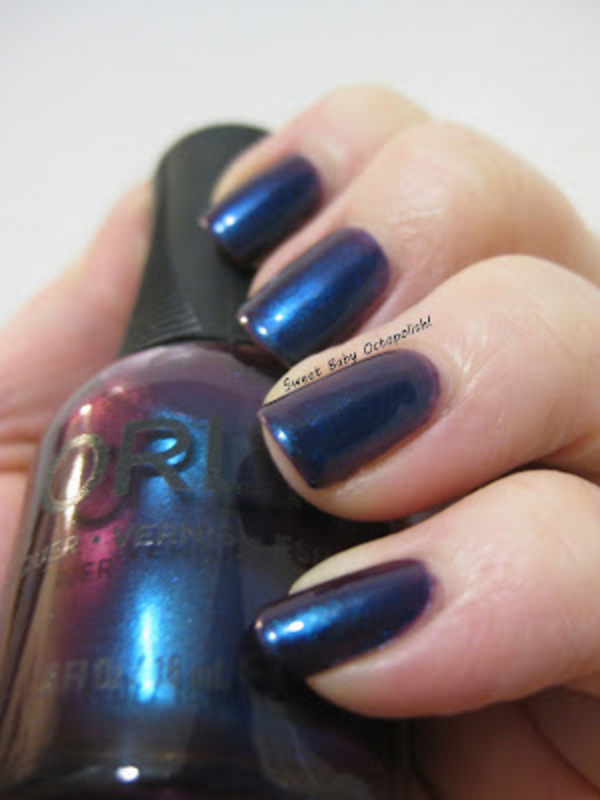 Nail polish swatch / manicure of shade Orly Royal Velvet