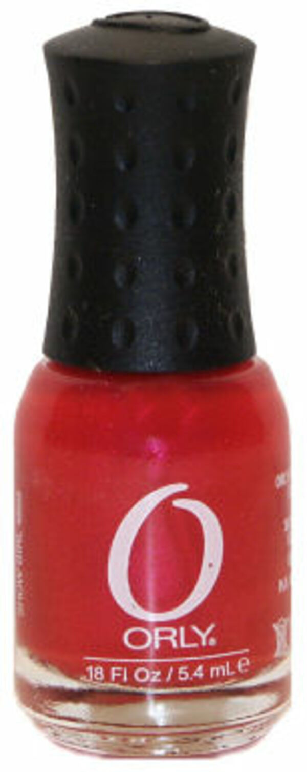 Nail polish swatch / manicure of shade Orly Show Girl