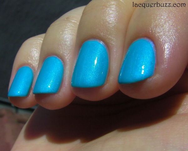 Nail polish swatch / manicure of shade Orly Skinny Dip