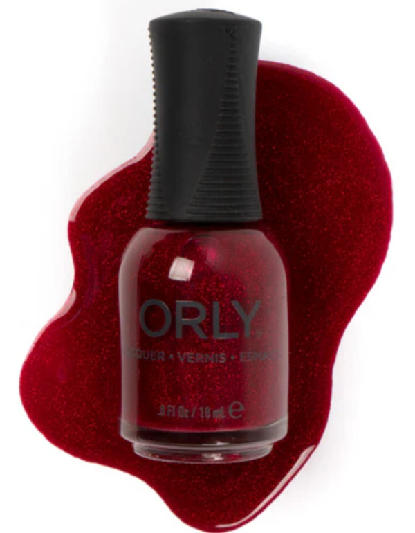 Nail polish swatch / manicure of shade Orly Star Spangled