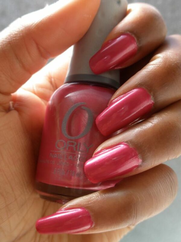 Nail polish swatch / manicure of shade Orly Sweet Temptation