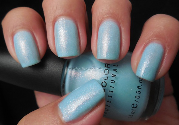Nail polish swatch / manicure of shade Sinful Colors Cinderella