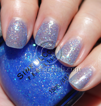 Nail polish swatch / manicure of shade Sinful Colors Hottie