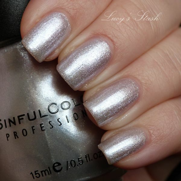 Nail polish swatch / manicure of shade Sinful Colors Out of This World