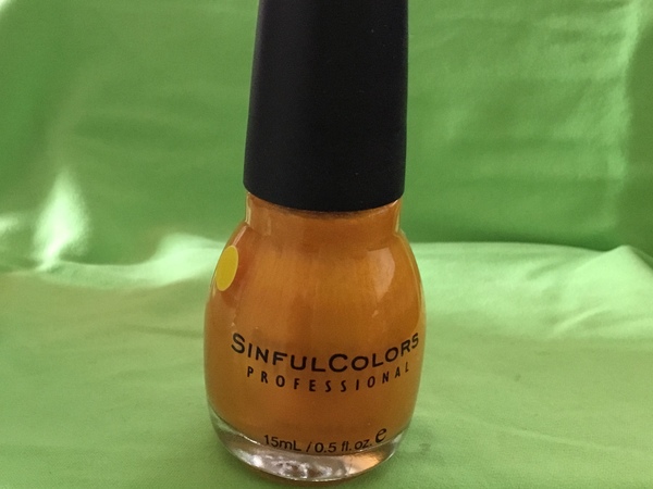Nail polish swatch / manicure of shade Sinful Colors Patrika