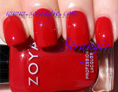 Nail polish swatch / manicure of shade Zoya Kristi