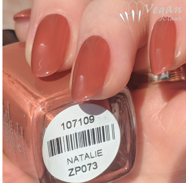 Nail polish swatch / manicure of shade Zoya Natalie