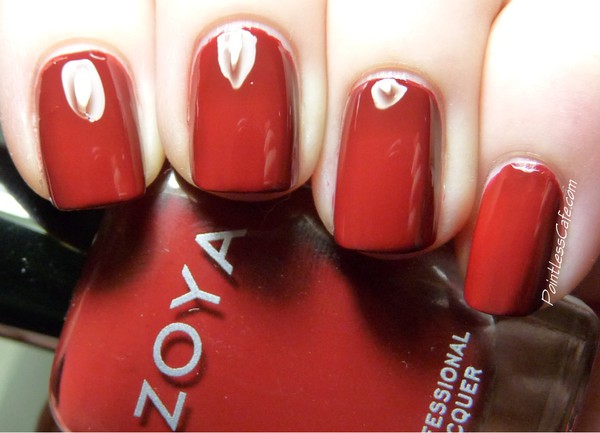 Nail polish swatch / manicure of shade Zoya Pepper