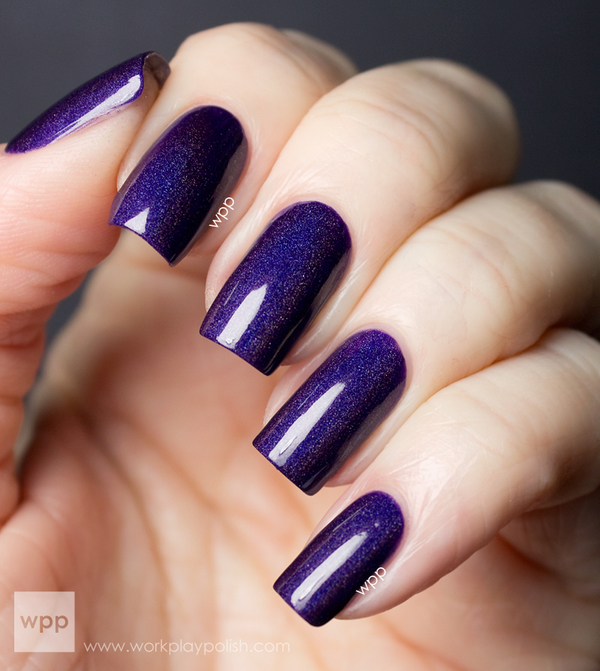 Nail polish swatch / manicure of shade I Love Nail Polish Grape Alicious