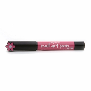 Nail polish swatch / manicure of shade Sally Hansen Hot Pink