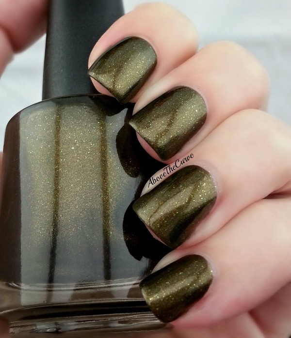 Nail polish swatch / manicure of shade Above the Curve Anona