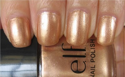Nail polish swatch / manicure of shade E.L.F. Blush