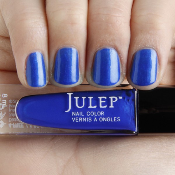 Nail polish swatch / manicure of shade Julep Ally