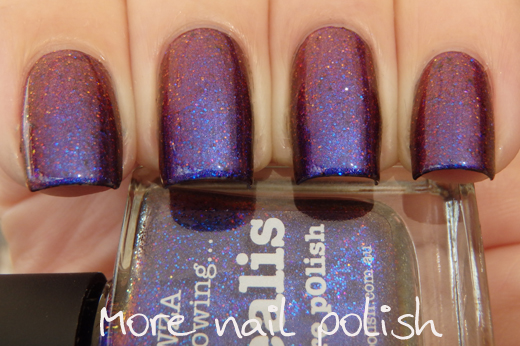 Nail polish swatch / manicure of shade piCture pOlish Borealis