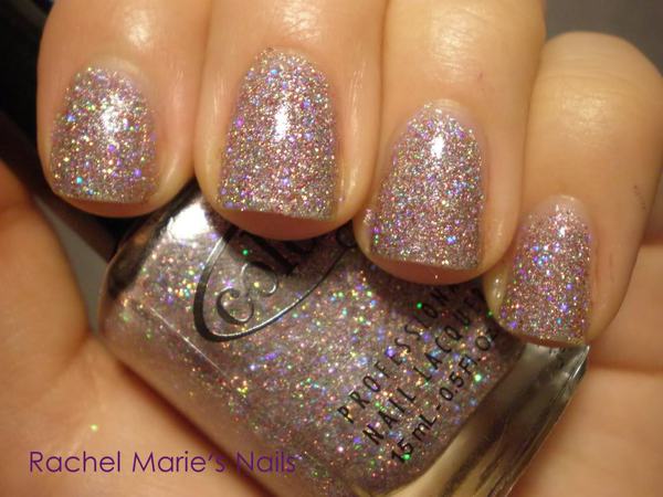 Nail polish swatch / manicure of shade Color Club Magic Attraction