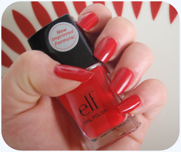 Nail polish swatch / manicure of shade E.L.F. Smokin Hot