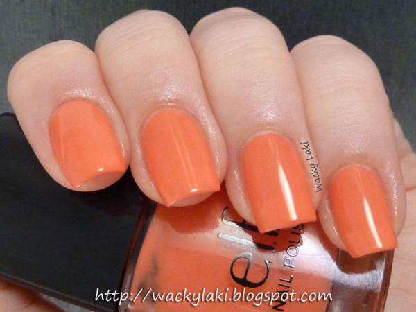 Nail polish swatch / manicure of shade E.L.F. Mango Madness