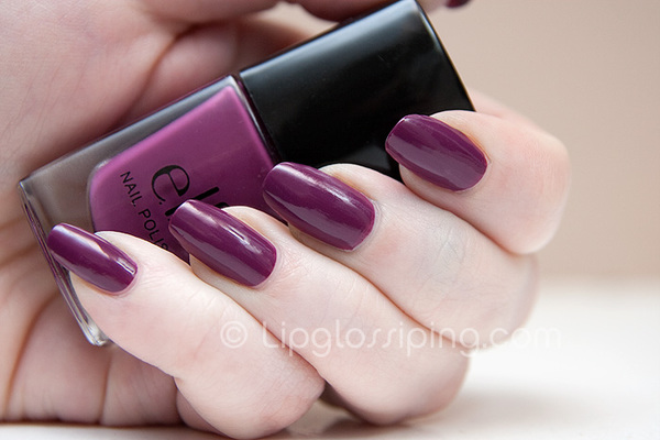 Nail polish swatch / manicure of shade E.L.F. Purple Pleaser