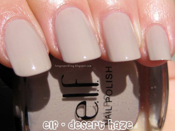 Nail polish swatch / manicure of shade E.L.F. Desert Haze
