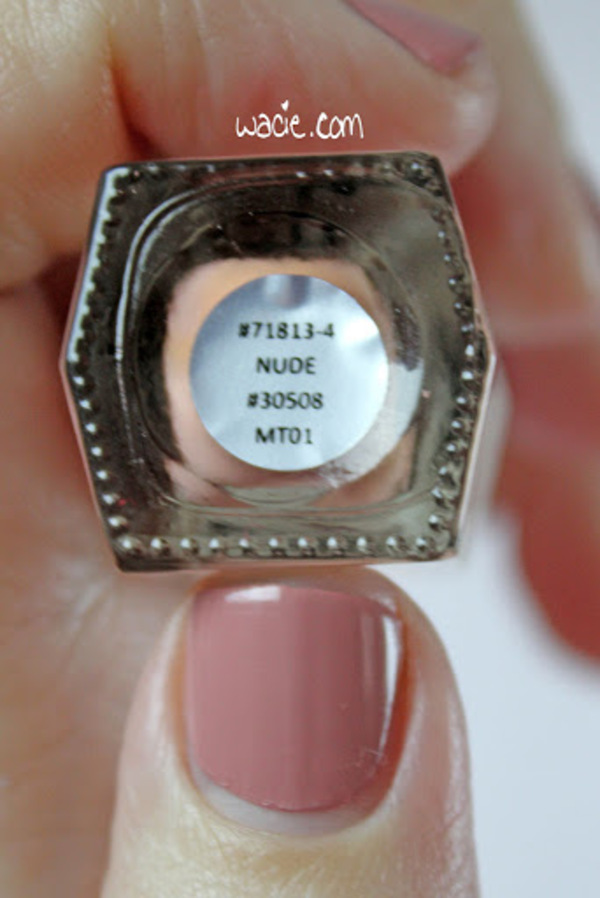 Nail polish swatch / manicure of shade E.L.F. Nude