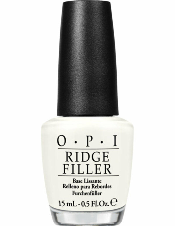 Nail polish swatch / manicure of shade OPI Ridge Filler