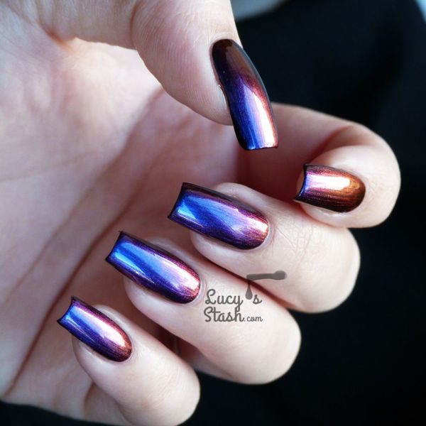 Nail polish swatch / manicure of shade I Love Nail Polish Cygnus Loop