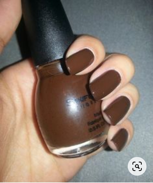 Nail polish swatch / manicure of shade Sinful Colors Coffee
