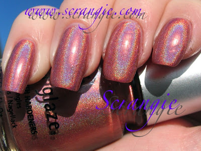Nail polish swatch / manicure of shade China Glaze TTYL