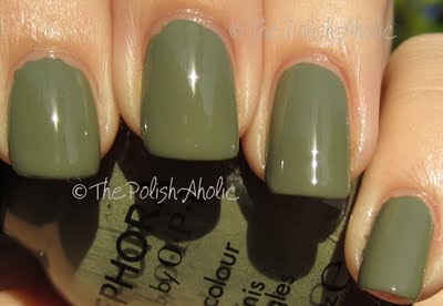Nail polish swatch / manicure of shade Sephora by OPI Caught with my Khakis Down