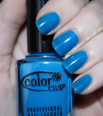 Nail polish swatch / manicure of shade Color Club Chelsea Girl