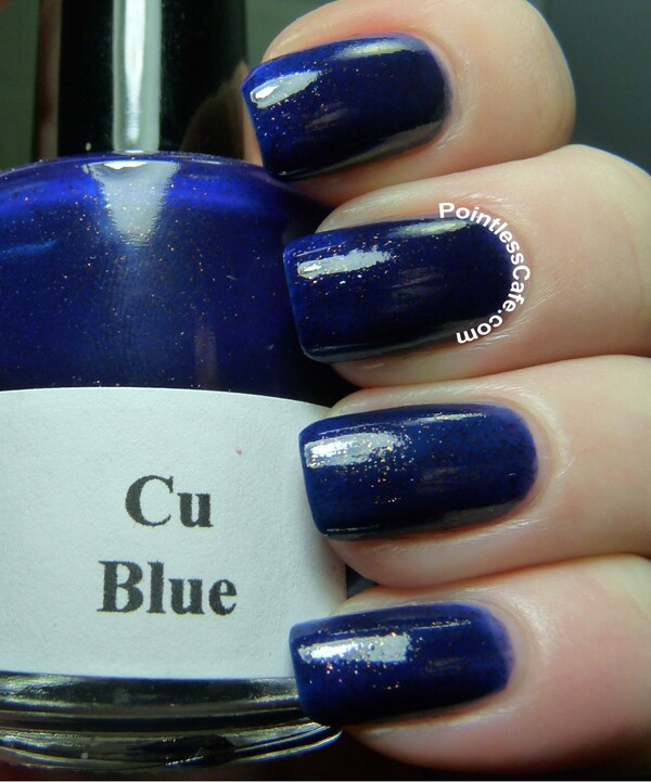 Nail polish swatch / manicure of shade Girly Bits CU Blue