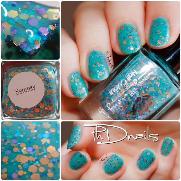 Nail polish swatch / manicure of shade Emily de Molly Serenity