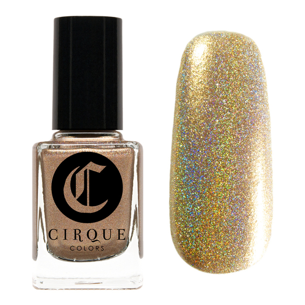 Nail polish swatch / manicure of shade Cirque Colors Never Nude